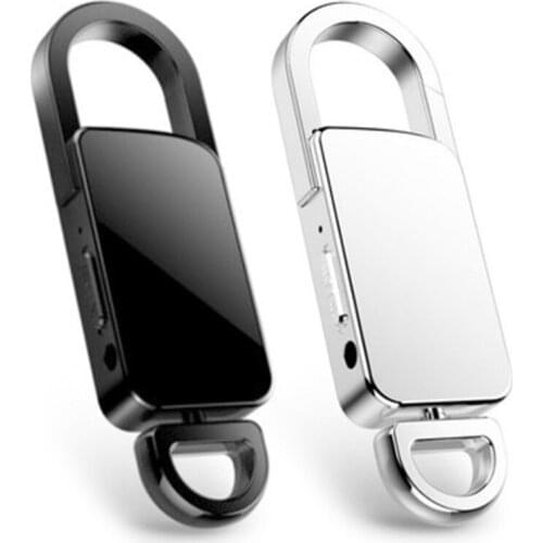 Newest Voice Recorder Keychain Button Recorder Metal Case Digital Recorder 4GB Audio Recorder Kids Student Business Recorder