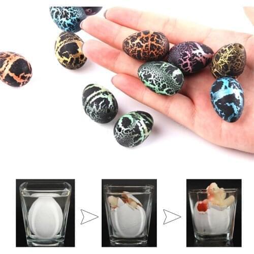 New 2018 5 Pcs/Set gag toys Magic Hatching Growing Dinosaur Eggs Water Grow For Children Toys Gift
