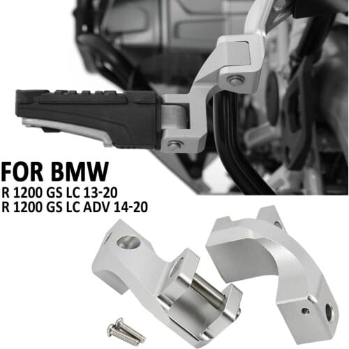 NEW Motorcycle Silver Foot peg Passenger Footpeg Lowering Kit For BMW R 1200 GS LC R1200GS LC Adventure ADV 2014-2020