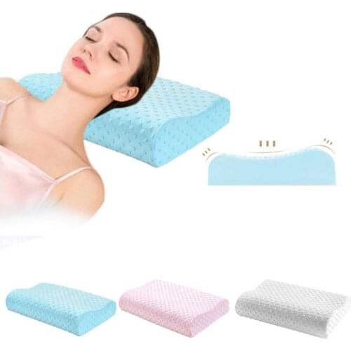 Slow Rebound Memory Foam Pillow Neck Protection Health Care Cervical Pillow Repair Sleep Neck Cushion Core Single Bedding Pillow
