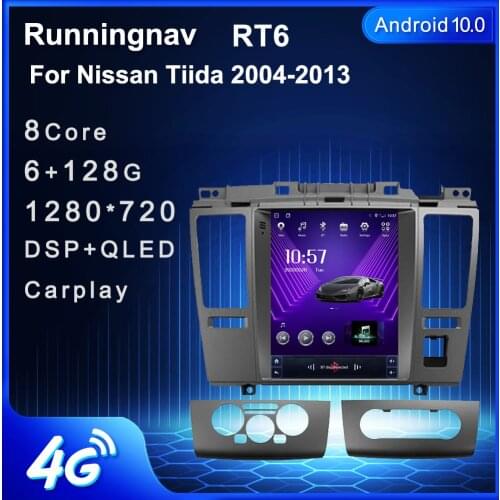 Runningnav For Nissan Tiida 2004 2005 2006 2007 2008 - 2013 Tesla Type Android Car Radio Multimedia Video Player Navigation GPS