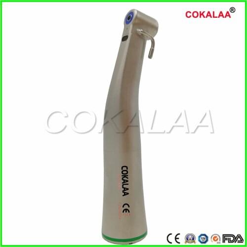 Dental NSK Ti Max Optic Handpiece X-SG20L Surgical Implant GREEN Ring Reduction Push Button Chuck