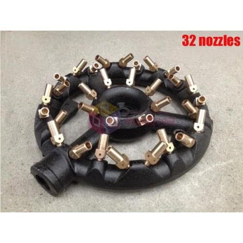44 Nozzles LPG Gas Jet Tips Burner for Kitchen Cooking Cast Iron Jet Burner Natural Gas Jet Burner 32 Nozzles 88 Tips