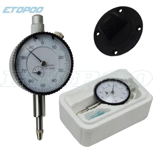 High Quality Best selling 0-5mm 0.01mm Small Dial Indicator Dial Gauge Dial Plate Diameter 40mm