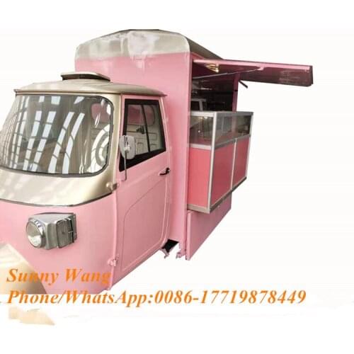 2019 new arrival Tricycle style coffee food truck mobile food kiosk food cart food vending tuk tuk