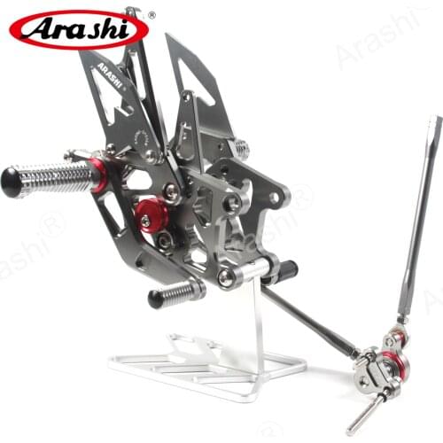 Arashi CBR600RR / ABS 2009 - 2021 CNC Adjustable Footrest Rearset For HONDA CBR 600 RR 2019 2020 2021 Rider Rear Sets Foot Rest