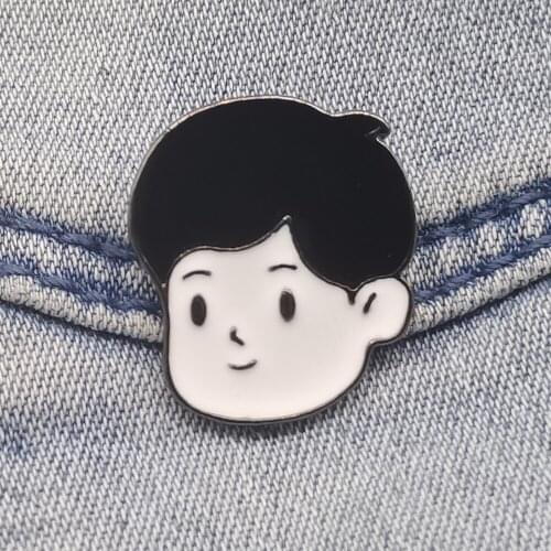 Cartoon Boy Brooches Enamel Pins Jackets Lapel Pin Hat Button Badges Women Men Jewelry Kids Gifts