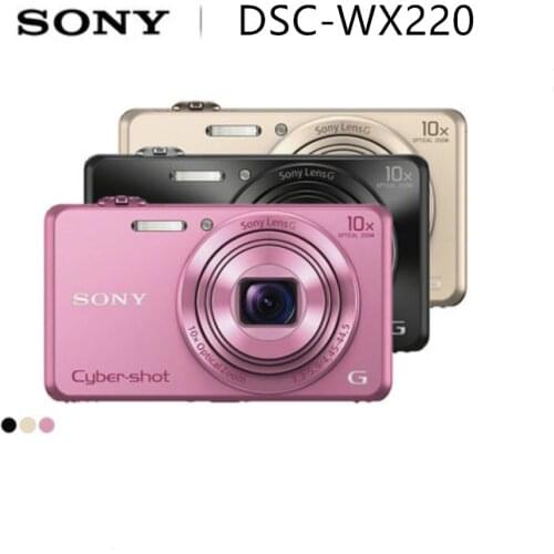 SONY DSC-WX220 WX220 18.2 MP Digital Camera with 2.7-Inch LCD Full HD video recording 10x Zoom SONY WX220 Brand new original