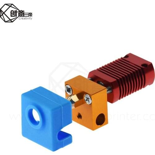 MK8 Assembled Extruder Hot End kit for Ender 3 CR10 printer 1.75mm 0.4mm Nozzle aluminum heating block 3d printer accessories