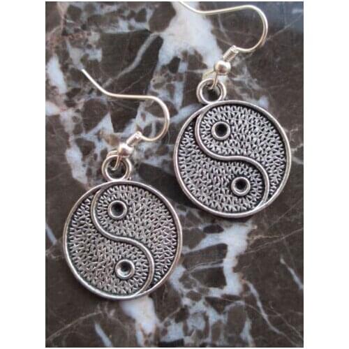 HOT !!! Fashion Vintage "yin and yang" (short) Charms Drop Earrings & Pendants For Women Gift Jewelry Z315