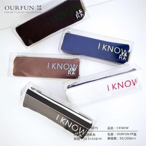 Creative new English alphabet canvas pencil case student pencil case study stationery storage bag wholesale