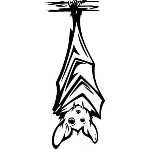 LLY-1702 Bat Modeling Simple Animal Decal PVC Fashionable Auto Body Decoration Top Quality Waterproof Sunscreen Car Stickers