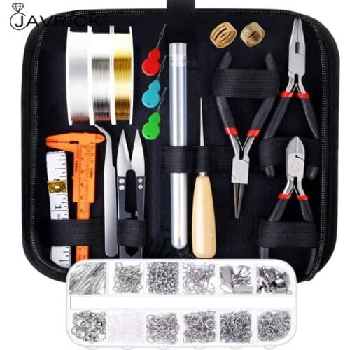 Jewelry Making Tool Kits with Jewelry Making Supplies Kit Jewelry Wires and Jewelry Findings for Jewelry Repair Making