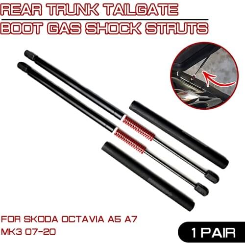 Struts Support Bar Rear Trunk Tailgate Boot Gas Spring Shock Lift Strut For Skoda Octavia A5 A7 MK3 2007 2008 2009 2010-2020