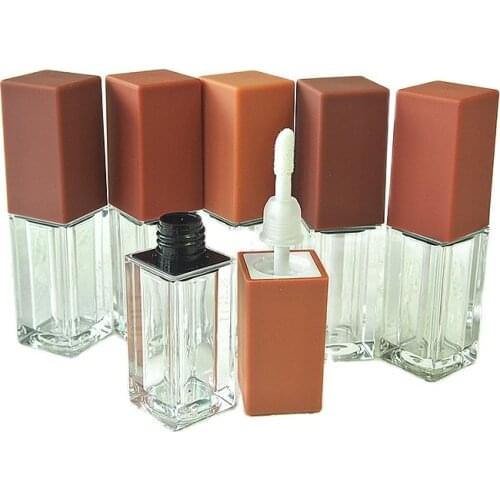 5ml square shape plastic tube for lip gloss oi balm active eyelashes eyeliner mascara cosmetic make up packing