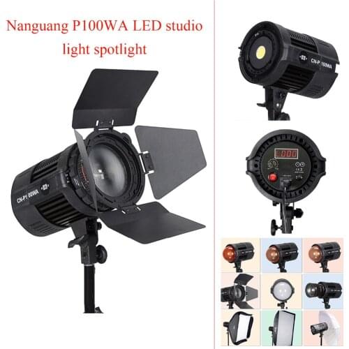 Nanguang P100WA 100W Professional Wireless COB LED Studio Light Spotlight Adjustable Focus Spotlight For Photography Lighting
