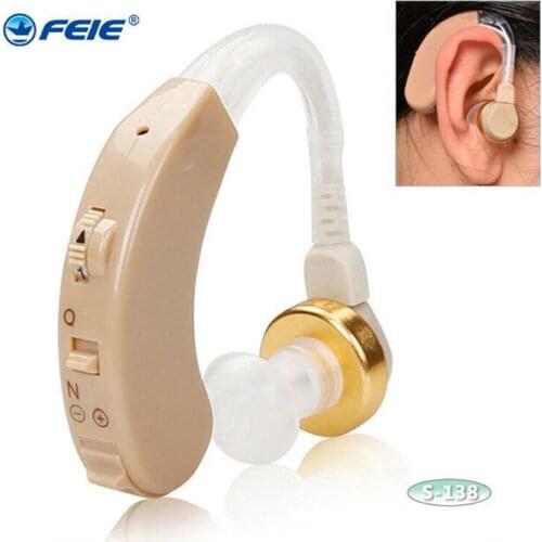S-138 Feie Behind The Ear Sound Amplifier Adjustable Hearing Aid Care for The Elderly