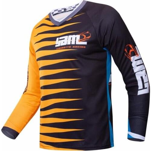 Long Sleeve Moto Jersey Mountain Bike Cloth MTB Bicycle T-shirt DH BMX Cycling Shirts Offroad Motocross Wear