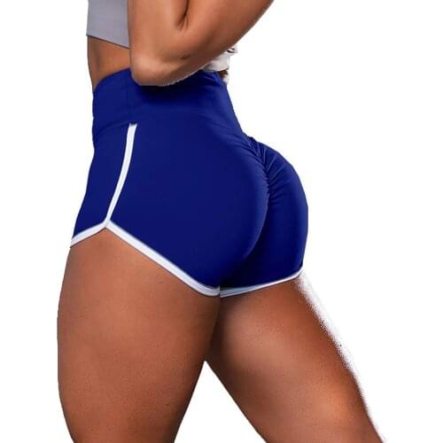 Short Yoga Outdoor Running Pants Butt Lifting Pants Breathability Slim Tight High Waist Stretch Pants Solid Color For Women