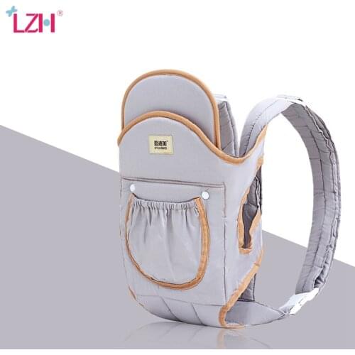 LZH New Ergonomic Infant Baby Carriers Sling Front Hug Waist Stool Kangaroo Baby Wrap Carrier for Baby Travel 0-36 Months