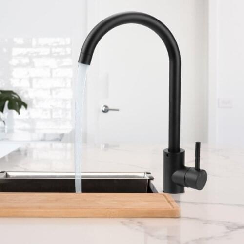 Mixer Tap Kitchen Accessories Stainless Steel 360 Rotate Black Pull out Hot and Cold Deck Mounted Sinks Kitchen Faucet