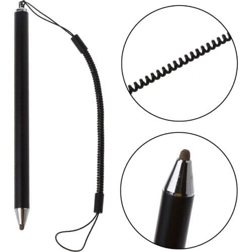 Anti-lost Lanyard Touch Screen Stylus Pen Fibre Stylus Mesh Micro Fiber Tip Pen For Smart Phone Tablet 100% Brand New Stylus