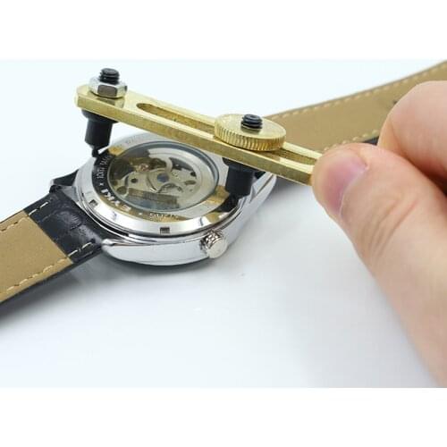Universal 50mm ~ 13.5mm Disassembly Watch Opener Tool Two Claws Open Back Cover Change Battery Clock Repair Hand Tools