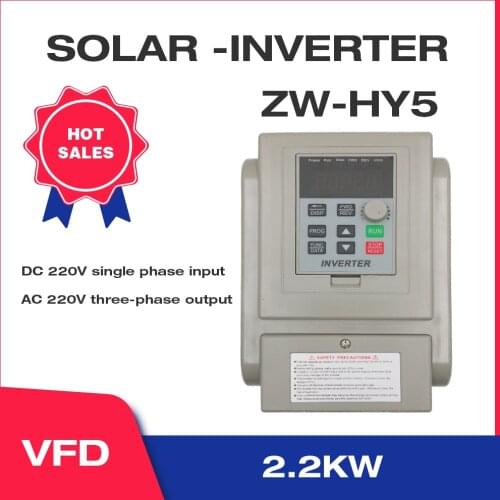 2.2KW/3HP VFD Solar Inverter 3-Phases Output 220V Water Pump Driver Speed Control XSY-HY