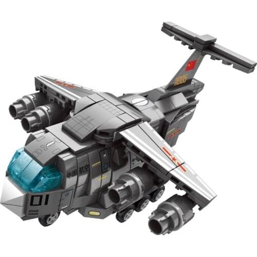 362Pcs Aerospace Series Educational Building Blocks Toys For Children 6Years DIY Birthday Present Cute Transport Aircraft Model