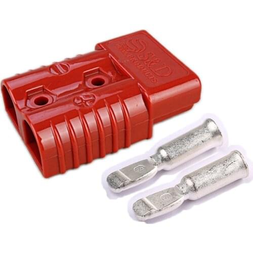 4pcs/lot 120A 600V ups power battery cable connector male or female 2 pin power connector with terminals For Stacker electrocar