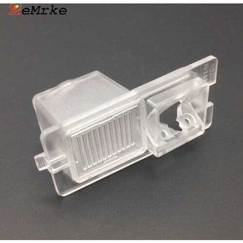 EEMRKE Car Reversing Camera Bracket License Plate Lights Housing Mount for SSangYong Kyron New Actyon Sports Rexton Korando