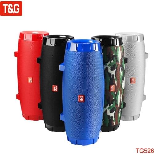 T&G TG526 Big Portable Speaker High Power Bluetooth Speakers Column Wireless Loud Volume Bass Subwoofer Waterproof Loudspeaker