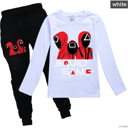 Game Among US Childrens Pajamas Full-Sleeved Tshirt + Trousers Sports Set Kids Pyjamas Kids Pajamas Baby Sleepers Sleepwear