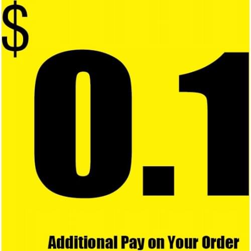 Additional Pay on Your Order Make up the difference