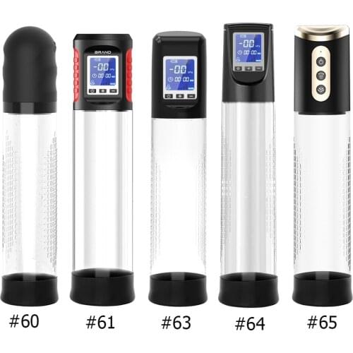 Electric Penis Pump Male Masturbator Automatic Vacuum Pump Penis Enlargement Enhancer Pump Sex Toys for Men 5 Types