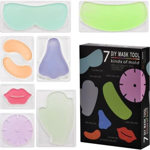 DIY Facial Mask Mold Fruit Vegetable Mask Maker Making Plate Beauty Tool Reusable Face Mask Patch Molds Machine Maker