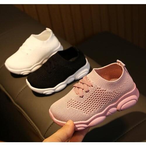 Hot Childrens breathable comfortable soft sole toddler shoes Boys and Girls Light Sole Sneakers Anti-slip mesh casual shoes
