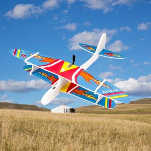 Creative Outdoor Assembling Electric USB Charging Anti-impact Foam Aircraft Model