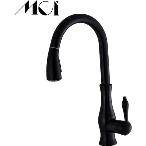Kitchen Faucets Single Handle Pull Out Kitchen Tap Single Hole Handle Swivel 360 Degree Water Mixer Tap Mixer Torneira Cozinha