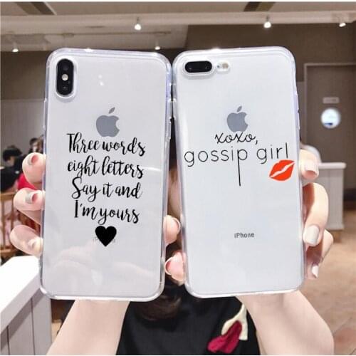 Gossip Girl Phone Case For iPhone 12 mini 11 pro Xs MAX XR 8 7 6 Plus Soft TPU корпус телефона