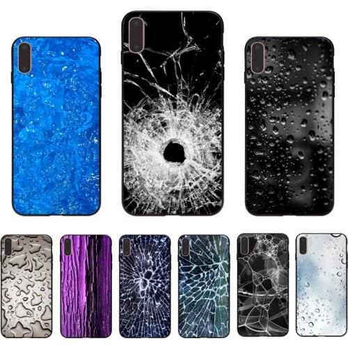IMIDO Glass bubble drop pattern Soft silicone fitted phone case for iphone X XS XR XSmax 7 8 6 7/8/6s/6plus se 5/6S shell cover