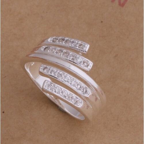 Wholesale High quality silver plated Fashion jewelry rings WR-012