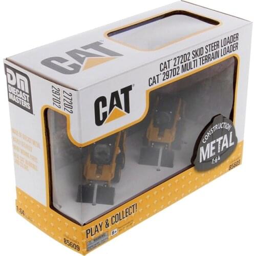 1:64 272D2 SKID STEER LOADER W 297D2 MULTI TERRAIN LOADER Metal Diecast Alloy toy cars Model Vehicles For Children Boys gift hot