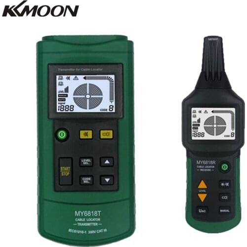 MY6818 Portable 12-400V Professional Cable Tester AC/DC Tracker Finder Wire Short Circuit Breaker Fault Detector