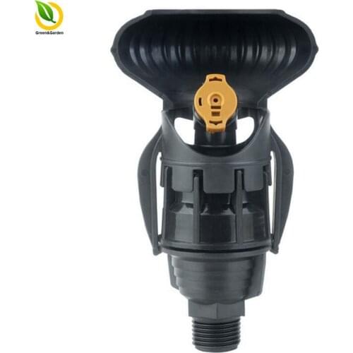 1/2" Male Thread 180° Rotating Nozzle Long Distance Spray Lawn Irrigation Sprinklers Garden Agricultural Irrigation Sprayers