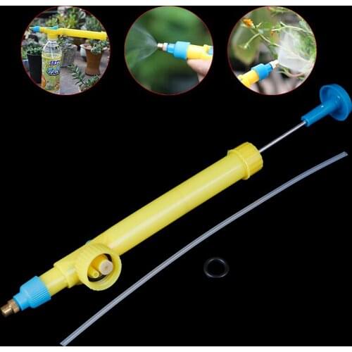 Gardening Supplies Mini Toy Guns Juice Bottles Interface Plastic Trolley Gun Sprayer Head Pressure Water Sprayer Spraying Head