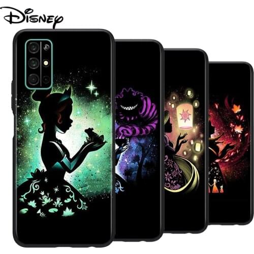 Disney Cartoon Princess Silicone Cover For Honor 30 20 20E 20S 10X 10 10i 9N V9 8C 8S 7S Play 3E V30 V20 Lite Phone Case