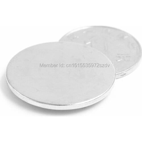 50pcs Strong Round Dia 30mm x 2mm N35 Rare Earth Neodymium Magnet Art Craft Fridge 30x2mm