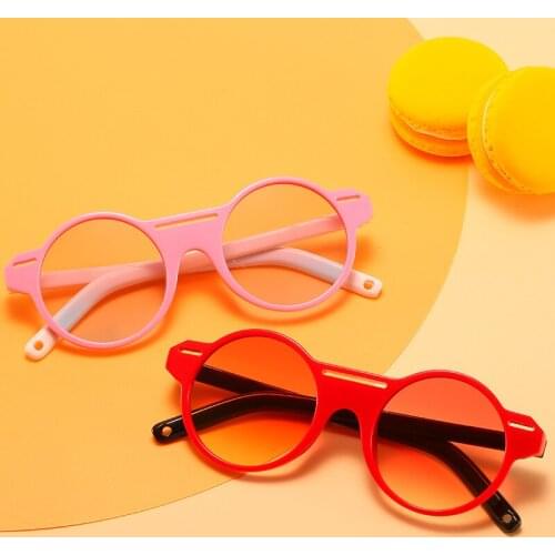 Fashion Retro Round Vintage Kids Sunglasses UV400 Brand Designer Childrens Sun Glasses Luxury Shades Baby Boys Girls Eyewear