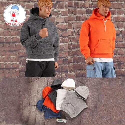 1/6 Male soldier Hooded Sportswear Clothes Sports Long sleeve Sweater with sleeveless shirt for 12'' TBLeague action Figure doll